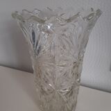 Vase en cristal taillé