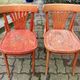 Set of 5 brasserie, bistro chairs, in their original condition, vintage, 1960s