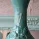 Naturalistic vase in glazed earthenware Utzschneider & Cie – Sarreguemines