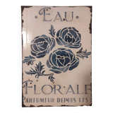 Décoration murale façon plaque émaillée