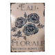 Enameled plaque-style wall decoration
