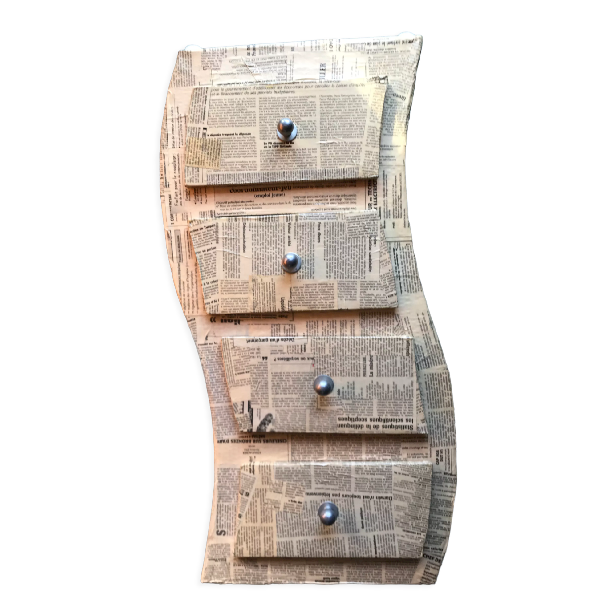 Cardboard chest of drawers