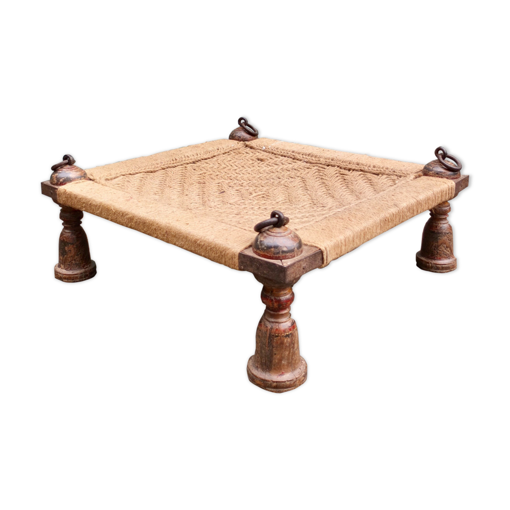 Tabouret antique indian charpoy | Selency