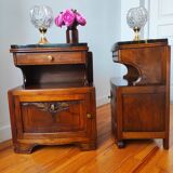 Pair of art deco bedside tables