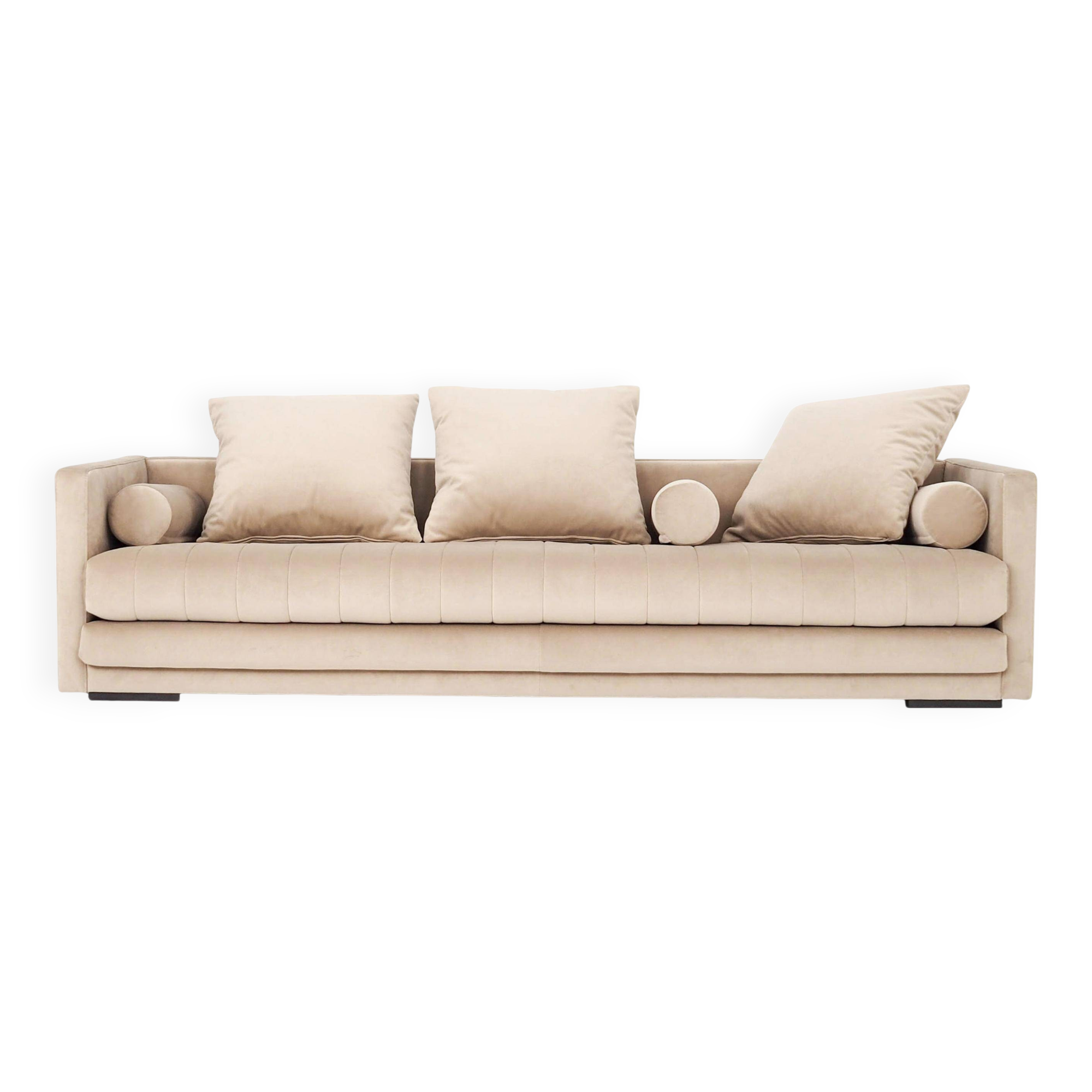 Sofa kopenhaga beige velour, scandinavian design