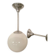 30 pendant lights, opaline chandeliers from the 50s