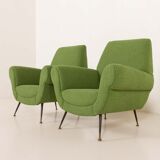 Gigi Radice attr. to lounge chairs, set of two, 1960s