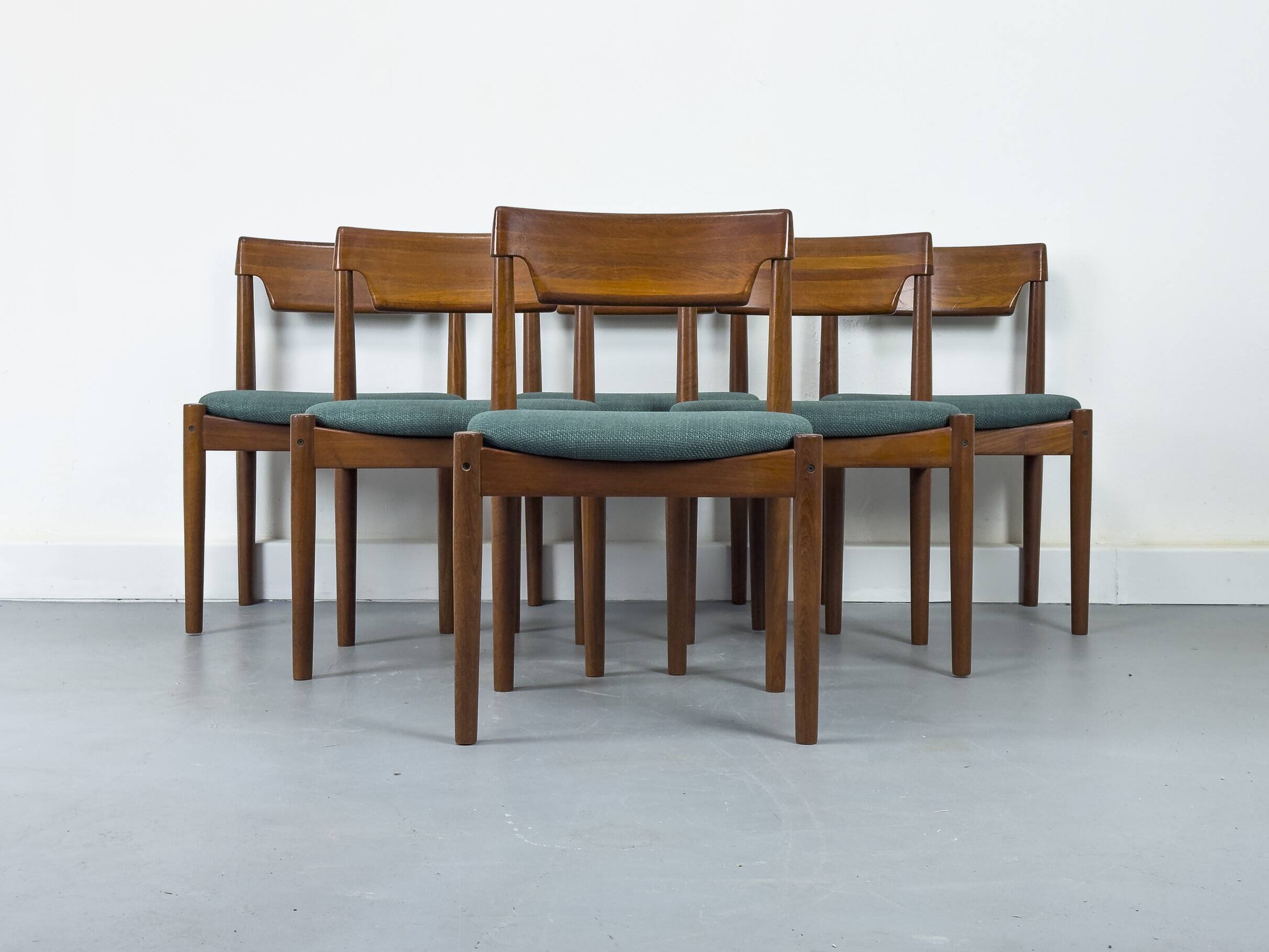 Teak Dining Chairs from Glostrup Møbelfabrik, 1960s, Set of 6
