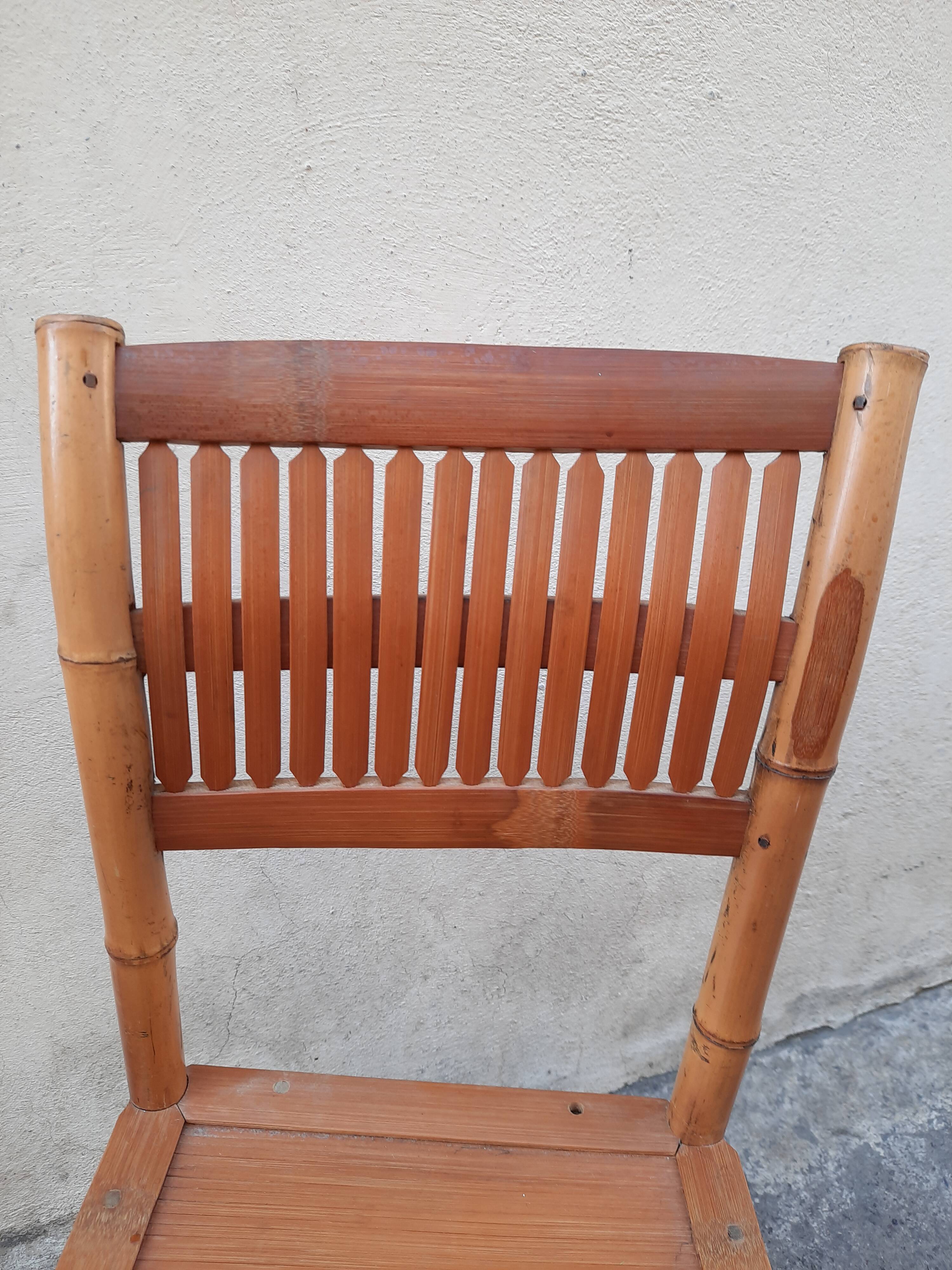 Bamboo child chair