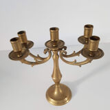 Antique brass candlestick 4 branches