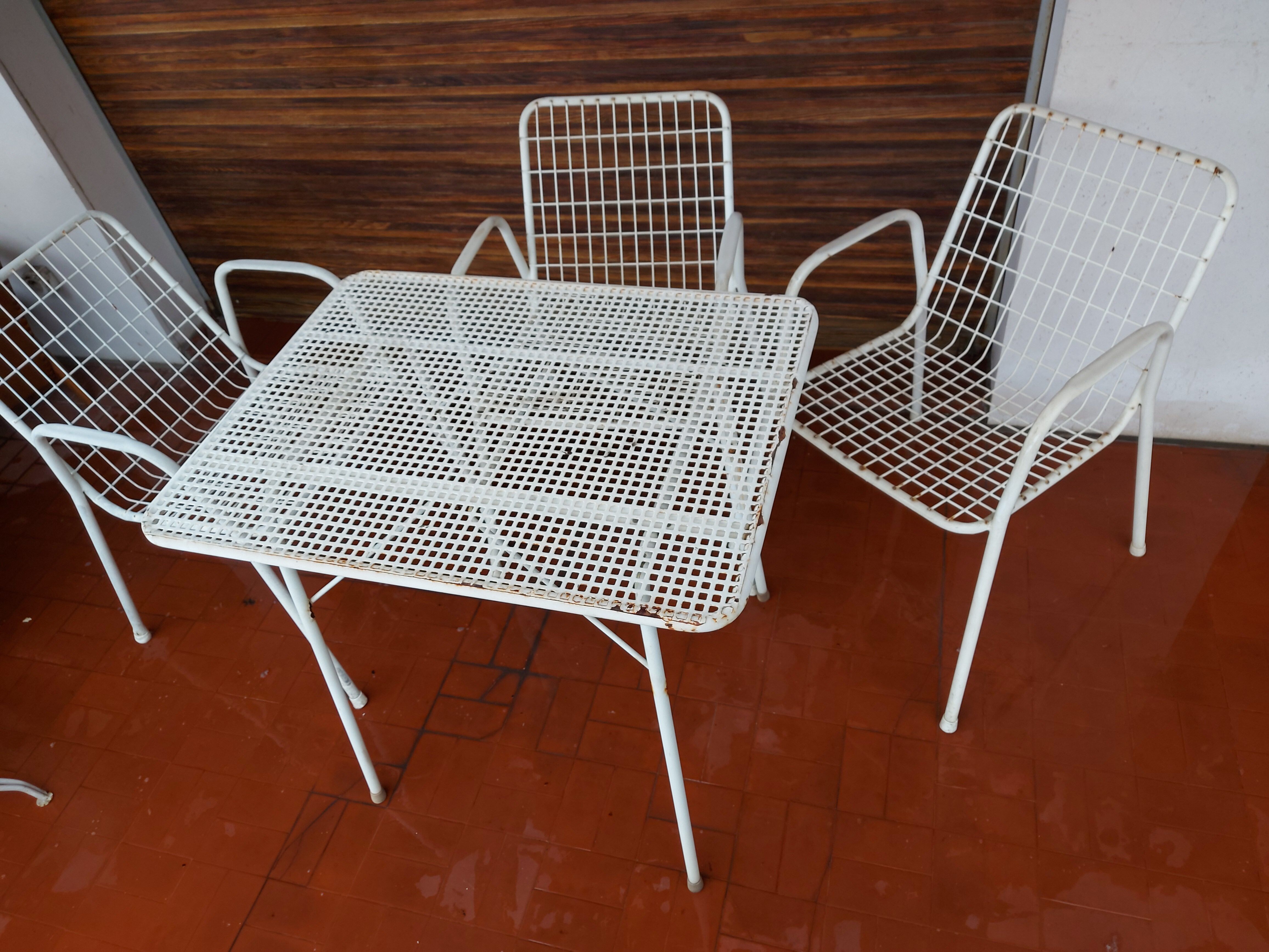 Set of 3 chairs and garden table Emu , Model Rio