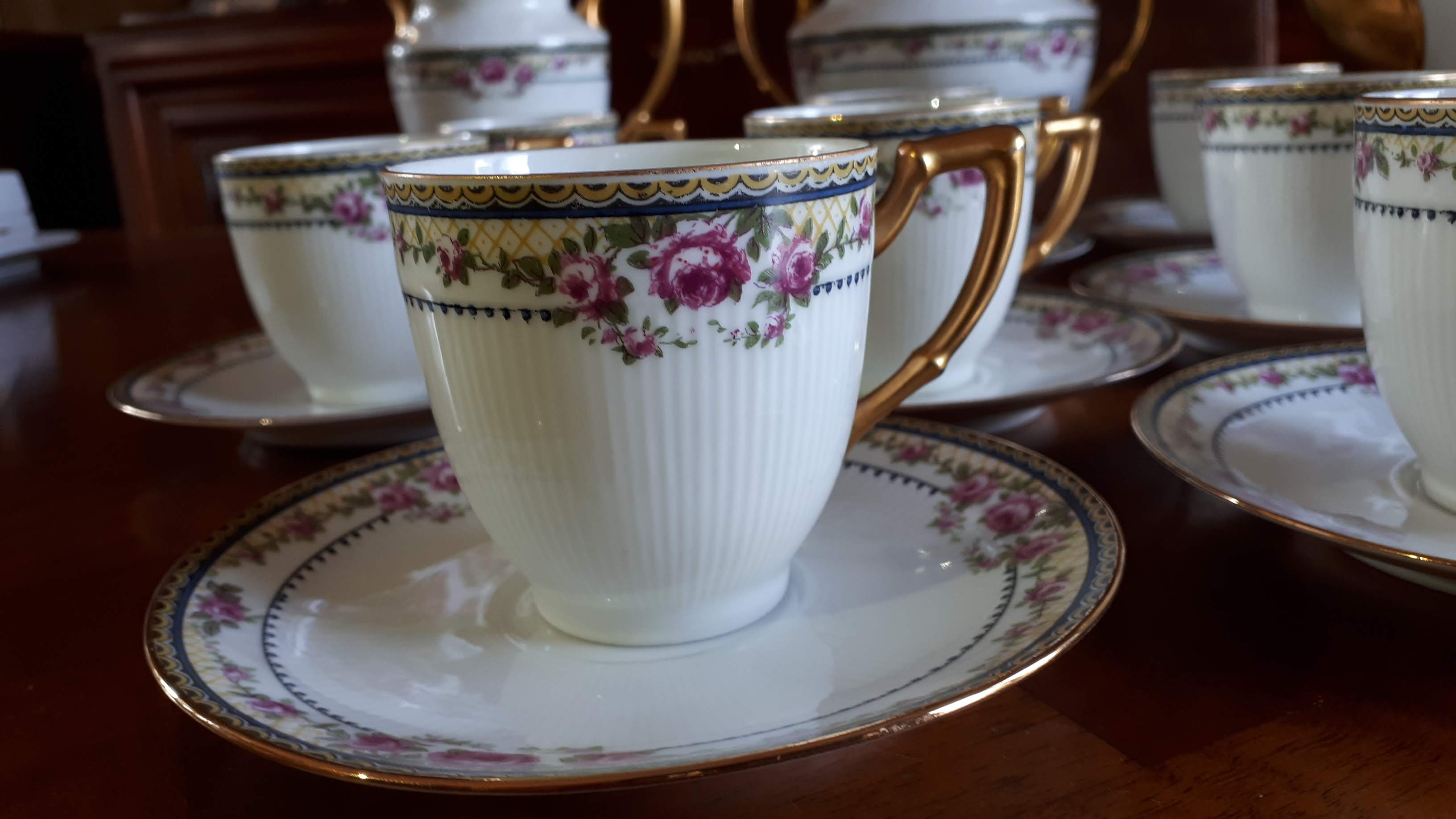 Old coffee service Porcelainr Limoges