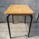 Former children's office Jacques Hitier mca 321 from mullca metal & vintage wood