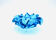 Sculptural Coupe Murano — "Bullicante" Aquamarine Blue — 1950