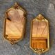 Antique gilded mirror.