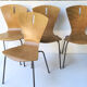 Chaises design scandinave années 60/70