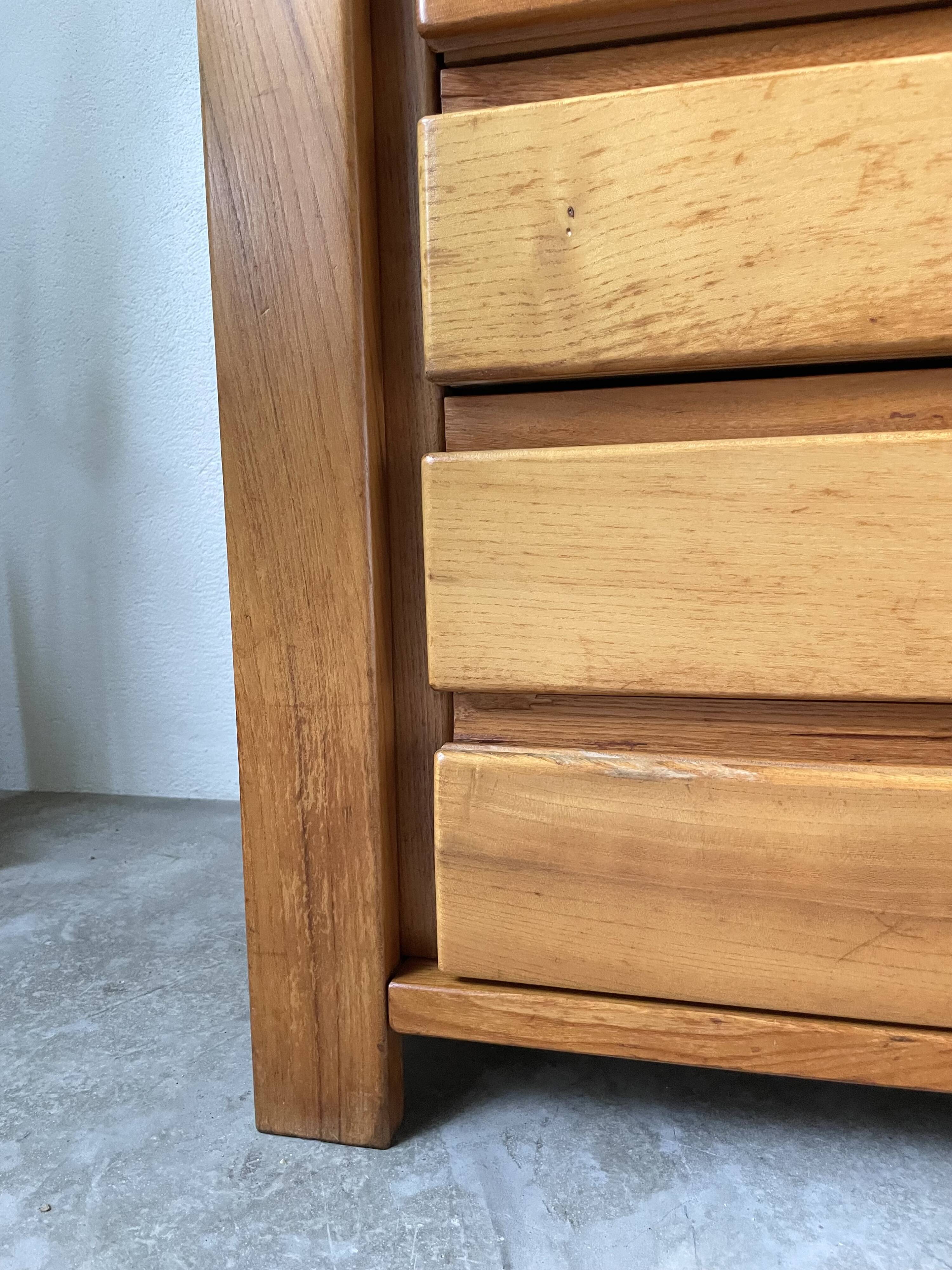 Elm chest of drawers Maison Regain