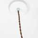 Mid-Century Italian Opaline Glass & Brass Pendant Lamp, set of 3