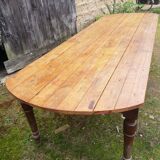Table de ferme ancienne  en pin 3 mètres