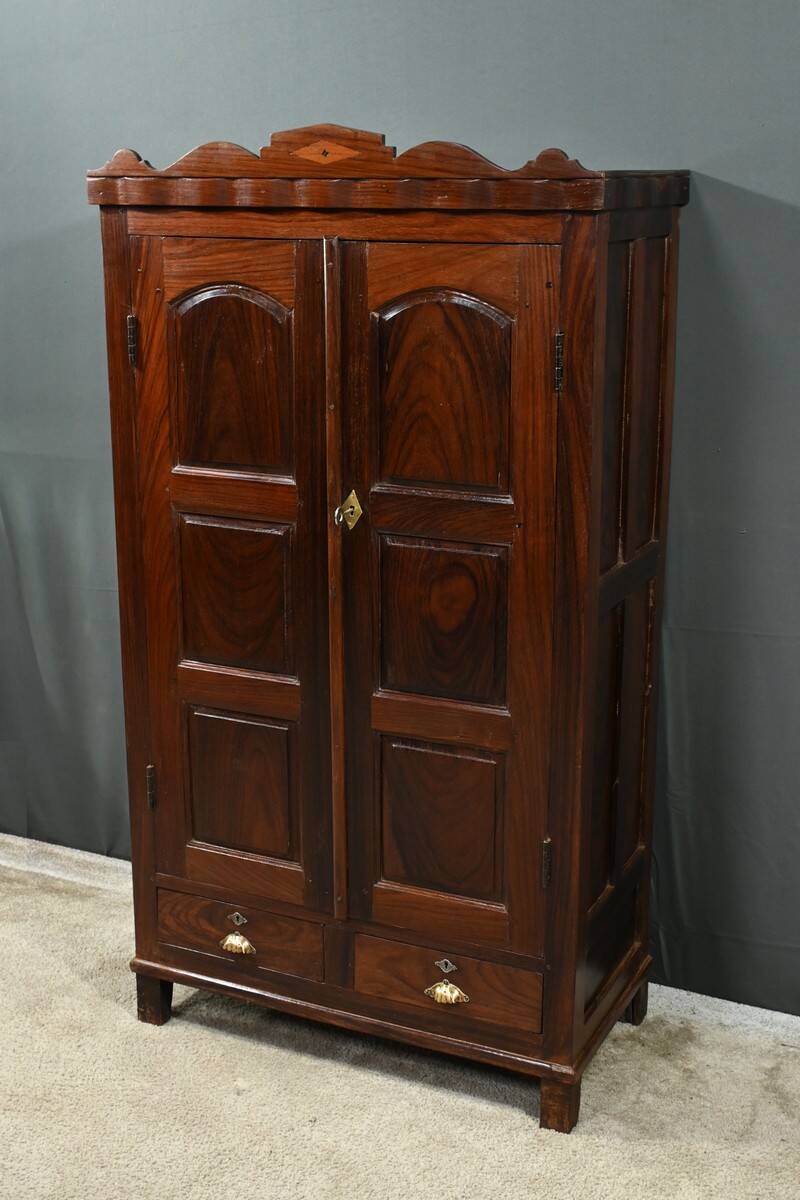 Pondicherry Spice Cabinet, in Teak and Rosewood – 1900