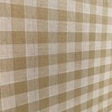 Wooden and embroidered fabric fireplace screen 94X62