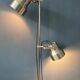 Vintage silver Dijkstra Space Age floor lamp