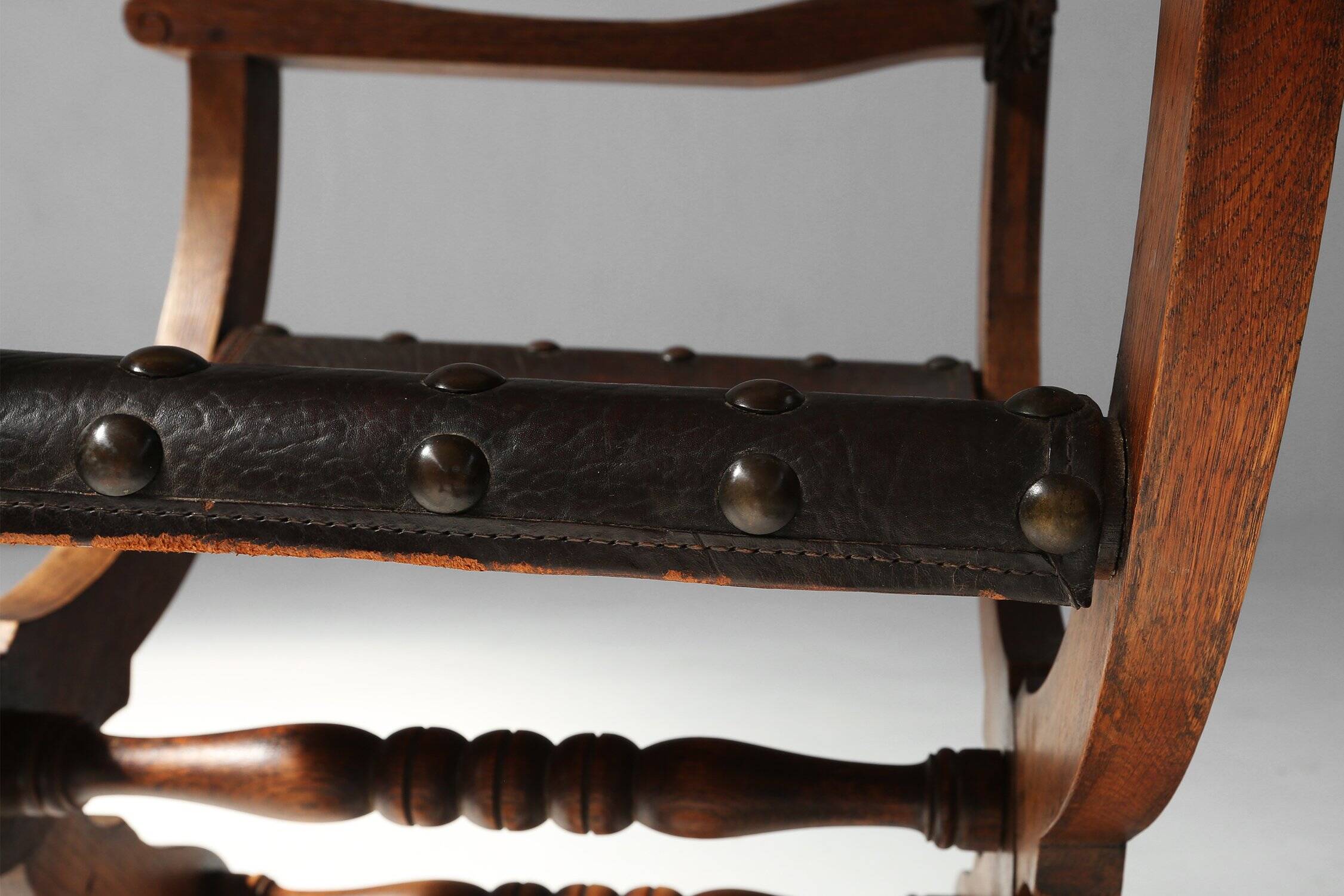 Antique Neo-Renaissance Throne Chair, France 1890s