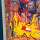 Original Swedish Oil on Panel - 'Komposition' by Daniel Raphaël - Signed - Vintage and Framed - 53 x 38 cm (20.9" x 15")