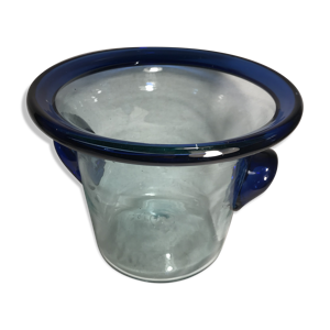 Ancien sceau à champagne en verre