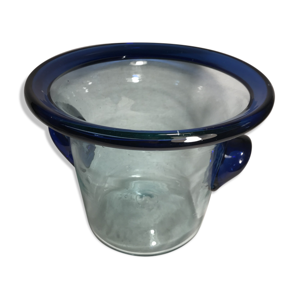 Ancien sceau à champagne en verre