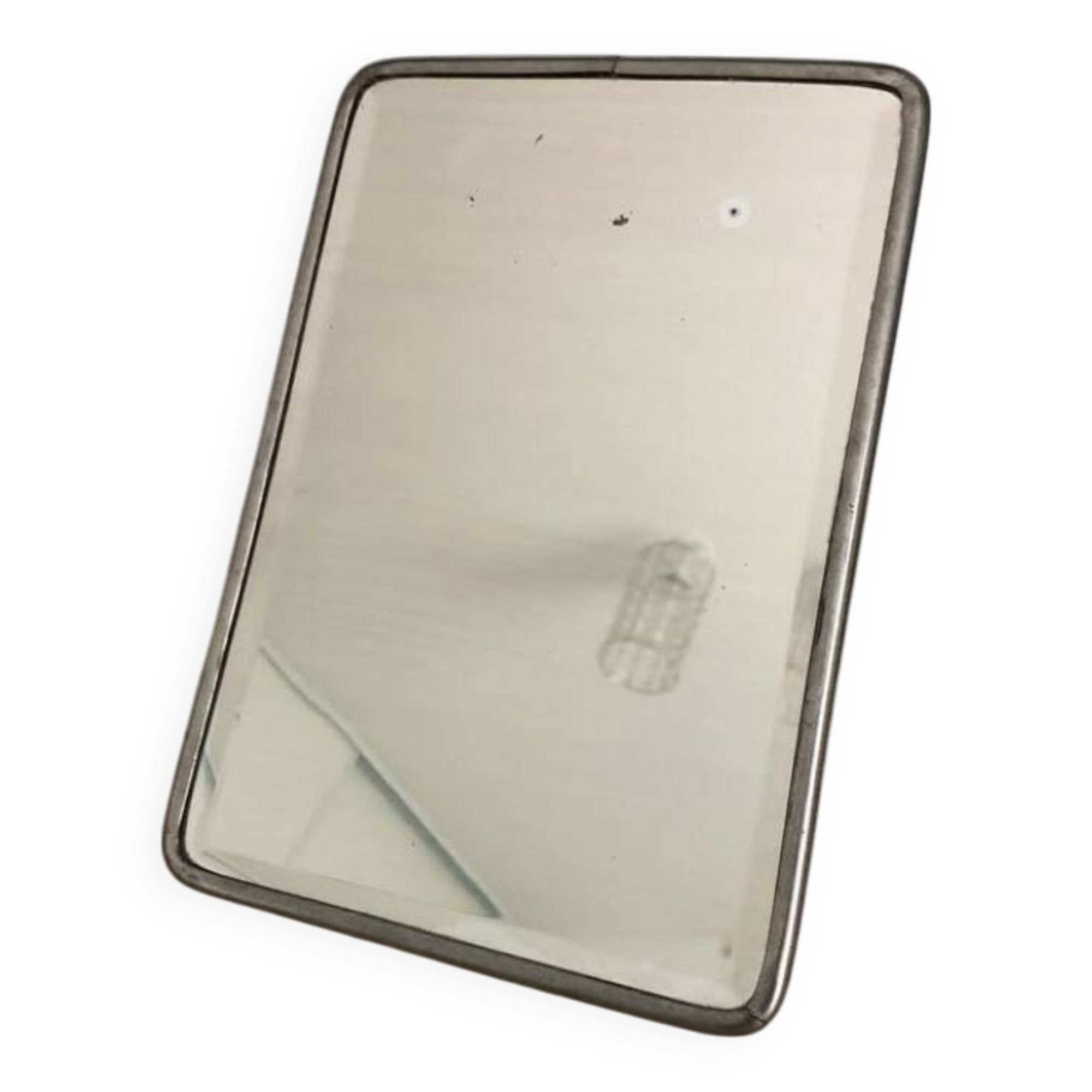 Vintage Beveled Barber Mirror