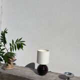 Lampe à poser en céramique émaillée 1960