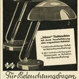 Bauhaus design lamp Schaco 1940