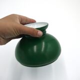 Green glass pendant lamp