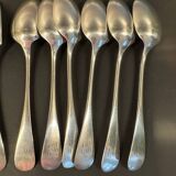 Set of 12 silver-plated cutlery sets, circa 1888