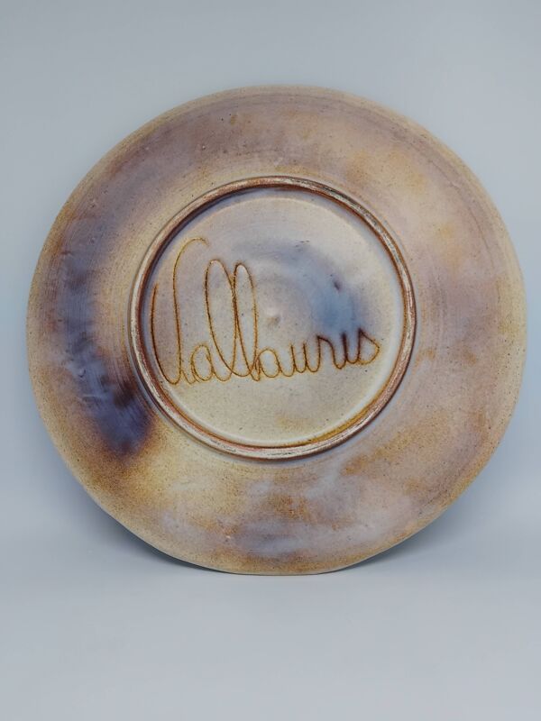 Assiette vintage année 60’. Monique Brenner / Vallauris.