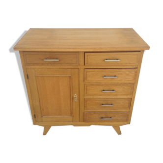 Vintage solid oak dresser