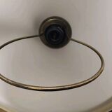 80s Vintage Adjustable Height Pull Cord Pendant Light