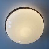 Vintage ceiling lamp in opaline and glass paste