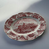 Vintage Enoch Wedgwood “Royal Homes Of Britain” red hand engraved serv