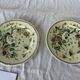 Pair of gien porcelain plates