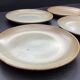 5 Village CNP stoneware dessert plates