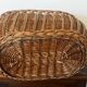 Vintage 1950s wicker basket
