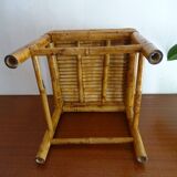 Bamboo stool 1960 vintage