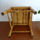 Bamboo stool 1960 vintage