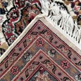 Persian rug in wool and silk 110cm x 60cm