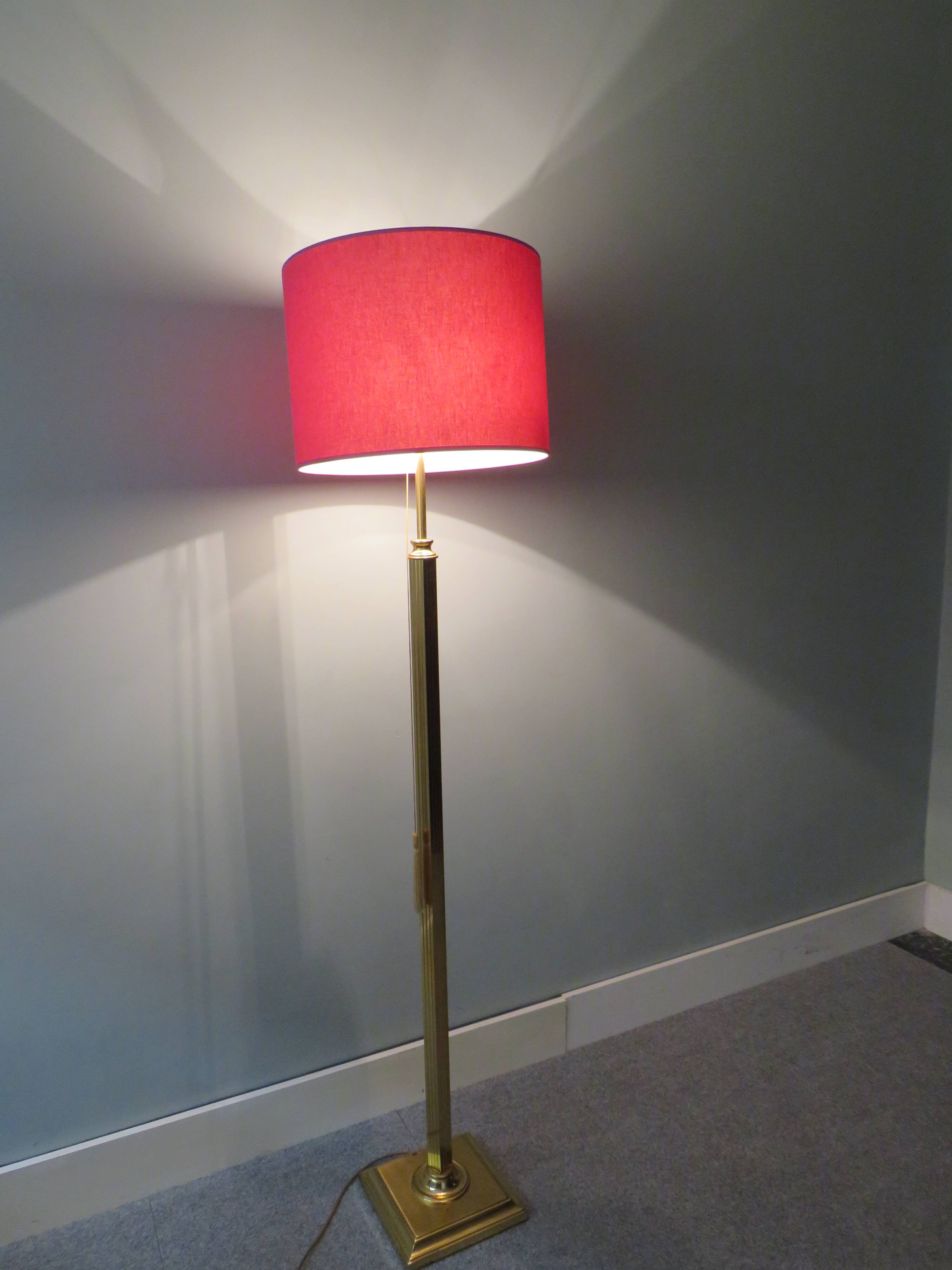 Brass lamppost, Hollywood Regency of the 1970s