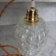 Moulded glass hand lamp