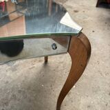 Art deco mirrored coffee table