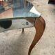 Art deco mirrored coffee table